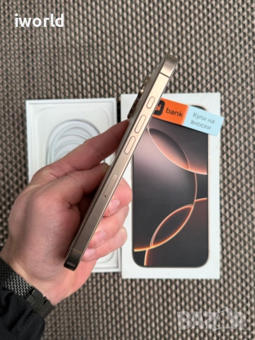 100% Battery 🔋 iPhone 16 Pro ❗️Лизинг от 31€/мес ❗️Desert Titanium❗️128GB , снимка 5 - Apple iPhone - 53682380
