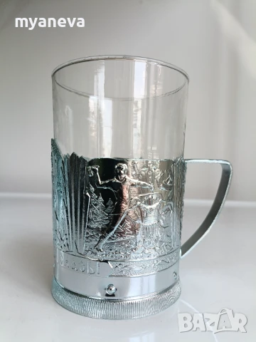 Руски стакани , подстакани ,ювелирна изработка. , снимка 6 - Чаши - 50549046