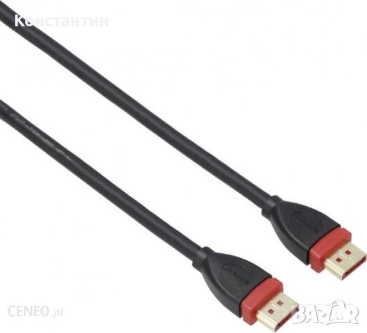 Кабел HAMA 53777 DisplayPort v1.4 мъжко 1.8 м, 8K Ultra HD