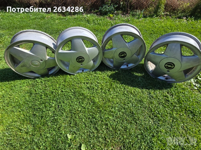 Оригинални джанти за Опел + 1бр гума с джанта, снимка 1 - Гуми и джанти - 54237565
