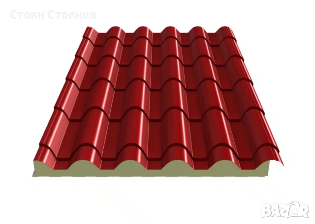 Покривни Термопанели тип Керемида – Всички Цветове и Дебелини на Склад!, снимка 4 - Строителни материали - 53888171