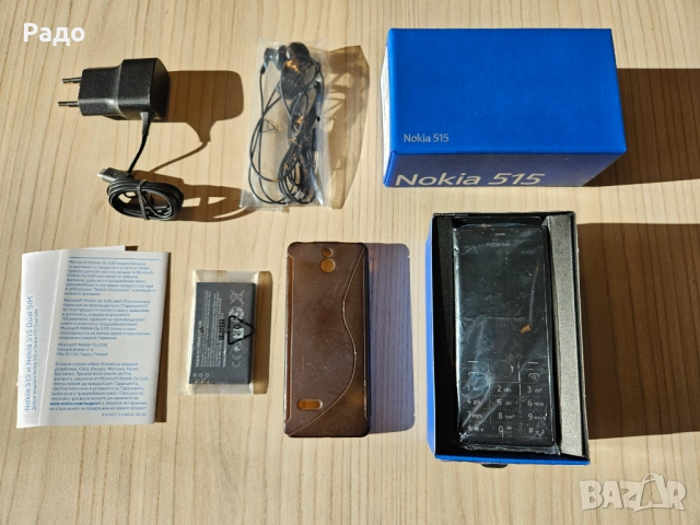 GSM Nokia 515 RM-953 Black телефон с копчета зарядно камера фенерче Нокиа SIM micro SD кейс смартфон, снимка 15 - Nokia - 52794652
