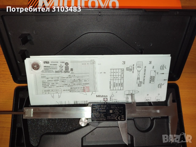 Нов шублер Mitutoyo, снимка 5 - Стругове - 52705089