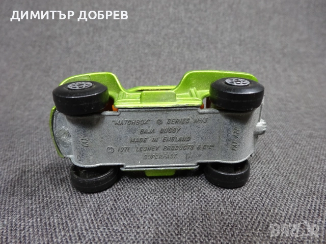 СТАРА РЕТРО МЕТАЛНА КОЛИЧКА BAJA BUGGY MATCHBOX ENGLAND, снимка 6 - Колекции - 54105951