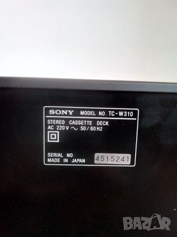 Sony   TC - W310, снимка 9 - Декове - 45369739