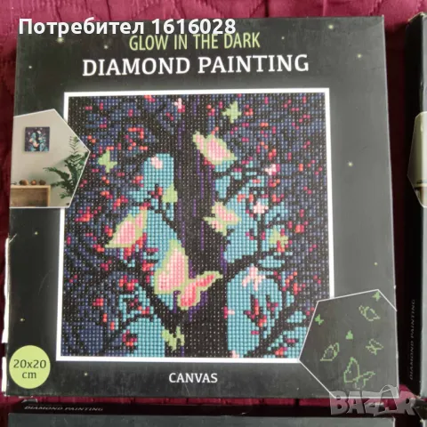 Диамантени гоблени на платно,със светещи елементи., снимка 6 - Гоблени - 49722687