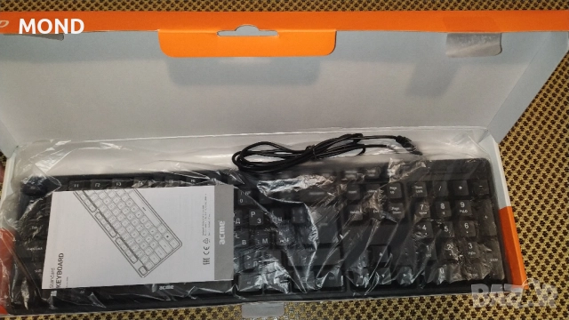 Клавиатура ACME - USB /кирилица, снимка 12 - Клавиатури и мишки - 52868252