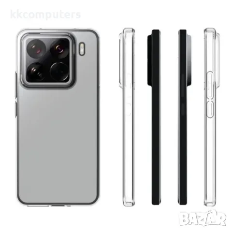 Силиконов кейс MBX, За Xiaomi 15, Прозрачен, снимка 4 - Калъфи, кейсове - 50359716