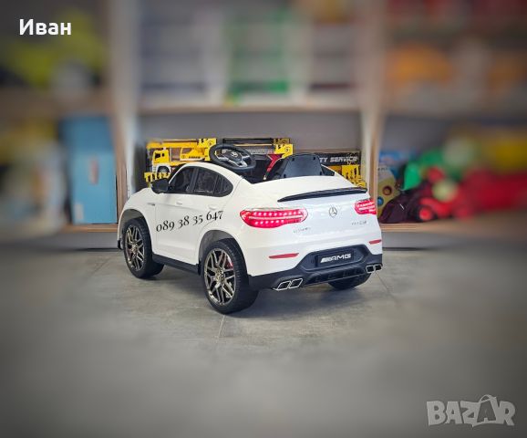 ТОП ЦЕНА!НОВО!Акумулаторна кола Mercedes GLC с 12Vбатерия,EVA гуми,кожена седалка, снимка 8 - Детски велосипеди, триколки и коли - 39694351