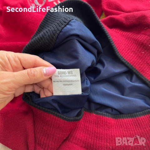 Винтидж мъжки пуловер Belika Golfers Windstopper, червен, размер 54, снимка 3 - Суичъри - 52656742