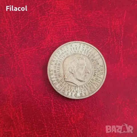 Германия 10 евро 2005 Фридрих Шилер