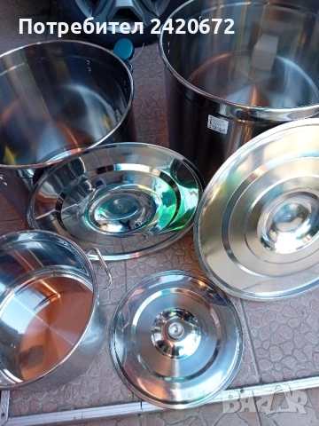 големи казани неръждавейка, снимка 1