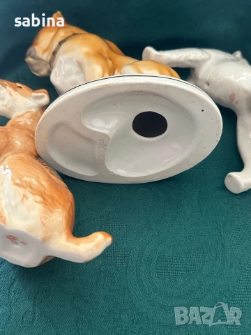 Фигурки/статуетки ЛФЗ Ломоносов-големи кучета, снимка 2 - Антикварни и старинни предмети - 52973980