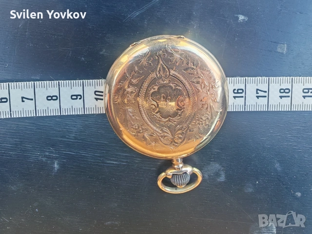 Продавам златен джобен часовник 14к на 121години , снимка 12 - Мъжки - 53865745