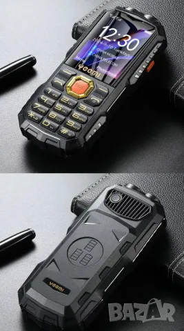 Телефон, удароустойчив, водоустойчив, телефон за стари, хора, възрастни, българско меню на български, снимка 3 - Други - 50299311