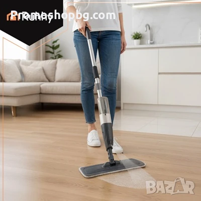 Спрей моп Ruhhy, вместимост 600 мл + включени 2 микрофибърни кърпи, снимка 11 - Други стоки за дома - 51423047