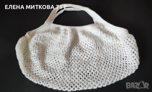 Две ажурени чанти ръчно изплетени на една кука, снимка 2 - Чанти - 53739089