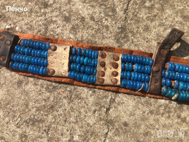 стара  конска амуниция /синци, гердан/, снимка 3 - Антикварни и старинни предмети - 53653775