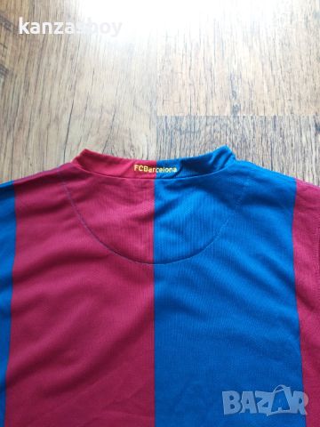 NIKE BARCELONA 2006 2007 HOME FOOTBALL SHIRT - мъжка футболна тениска С, снимка 6 - Тениски - 45439162