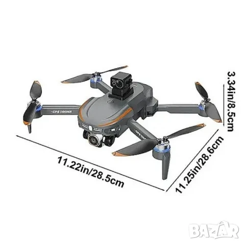 Професионален 4K дрон с интелигентно управление и GPS S28, снимка 2 - Други инструменти - 51093871