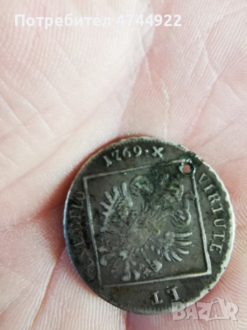 сребърна монета от 1769