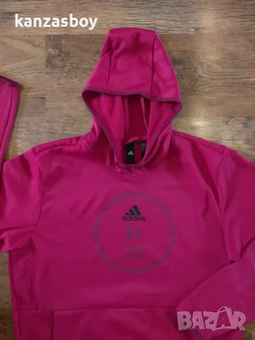 adidas - страхотно мъжко горнище Л , снимка 3 - Спортни дрехи, екипи - 48592756