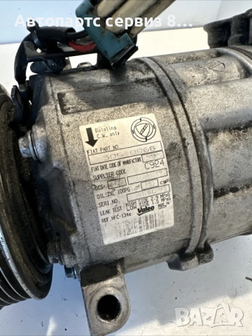 Компресор за климатик за Alfa Romeo 159 Sportwagon 2009 2.0 M-Jet Оригинален 50510966, снимка 2 - Части - 53095808