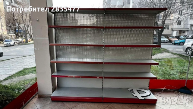 Стелажи за магазин- употребявани,островни и крайстенни, снимка 3 - Стелажи и щандове - 54133476