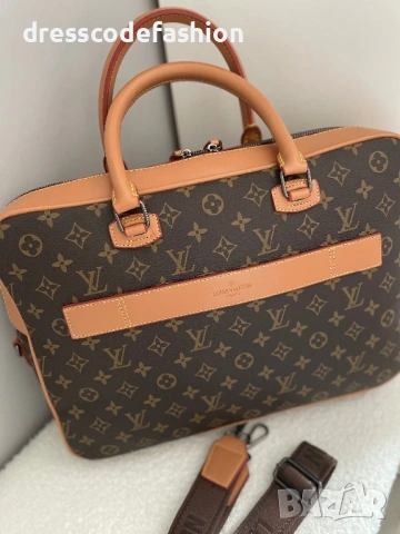 Кожена чанта за лаптоп Louis Vuitton , снимка 8 - Части за лаптопи - 53813605