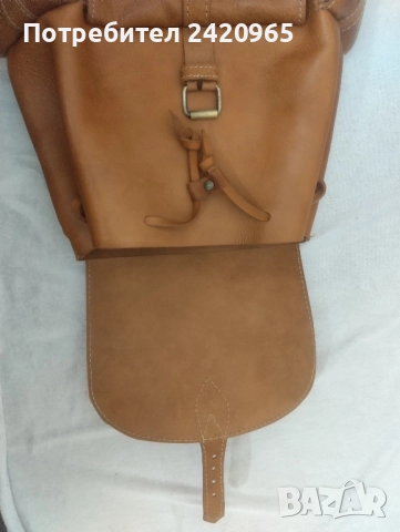 Раница Мароко естествено кожа, снимка 4 - Раници - 51468526