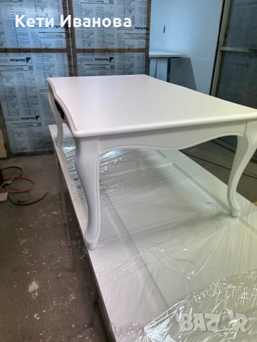 Бяла холна маса, снимка 4 - Маси - 53727014