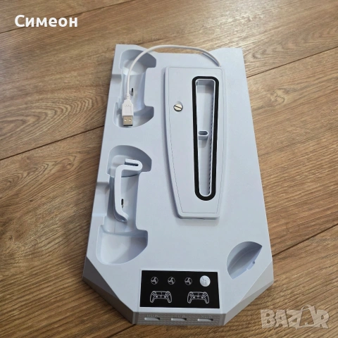 Многофункционална стойка и охладителна станция за PS5 / PS5 Slim / PS5 Pro, снимка 6 - PlayStation конзоли - 53713237
