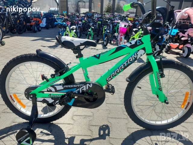 PASSATI Велосипед 20" SPARTAN зелен, снимка 2 - Велосипеди - 53559795