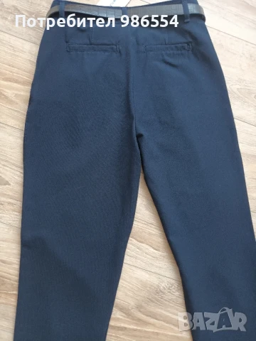 Дамски нов панталон размер 36 с колан тъмносин, снимка 6 - Панталони - 51158063