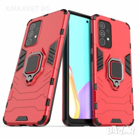 Samsung Galaxy A52S / A52 5G / A52 4G Удароустойчив Finger Ring Калъф и Протектор, снимка 1 - Калъфи, кейсове - 48520180