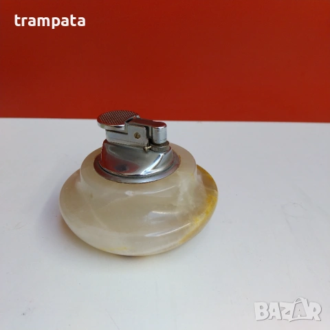 НАЙ ДОБРАТА ОФЕРТА Настолна мраморна запалка , снимка 2 - Антикварни и старинни предмети - 53726374