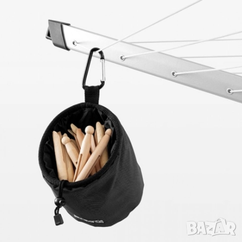 Торба и чанта за щипки Brabantia,  Brabantia Premium Black и Brabantia Compact Black, снимка 6 - Други стоки за дома - 52112815