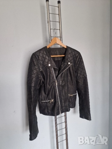 Страхотно дамско кожено яке MDK размер 38 , естествена кожа,, снимка 14 - Якета - 52475395