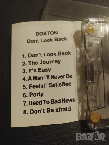 Boston – Don't Look Back - аудио касета музика, снимка 2 - Аудио касети - 49323695