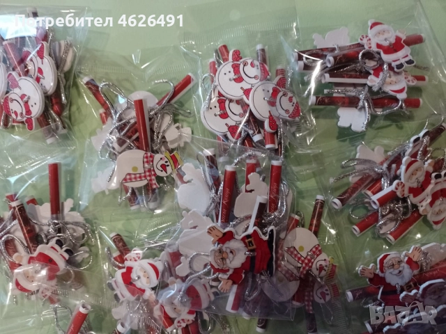 Коледни магнити,подаръци,висулки,късмети, снимка 10 - Декорация за дома - 52099196