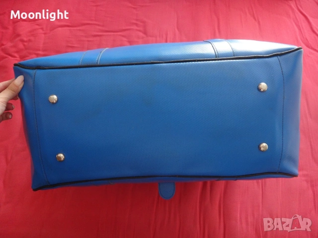 Антики - 2 големи ретро кожени сака / пътни чанти винтидж, снимка 5 - Сакове - 53232729