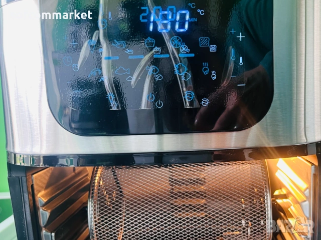 Фритюрник с горещ въздух и фурна Princess 182075 Airfryer Oven Deluxe, 11L, снимка 3 - Фритюрници - 53596511