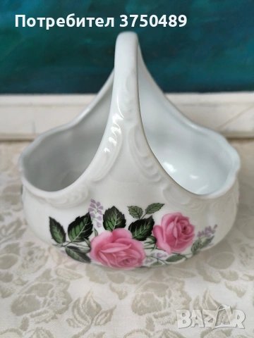 Порцеланова кошничка KPM, снимка 2 - Колекции - 53488436