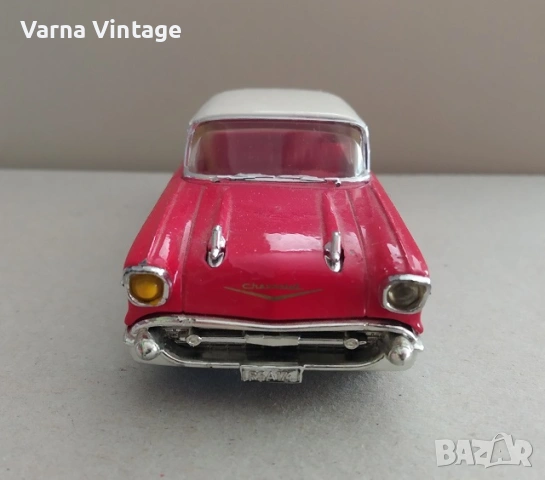 Колекционерска количка модел  Matchbox Dinky DY-2 1957 Chevrolet Bel Air. мащаб 1:43., снимка 4 - Колекции - 54199843