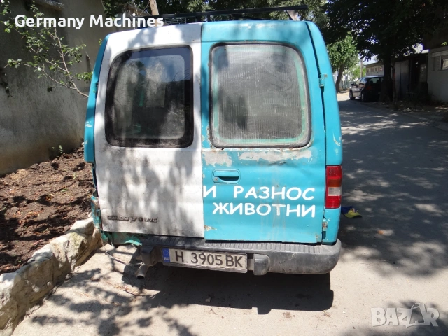 ЧАСТИ Опел КОМБО Б пикап 1993–2001г. ОPEL Combo B пикап, 5+1 места, със странични стъкла, цвят ЗЕЛЕН, снимка 2 - Части - 39783595