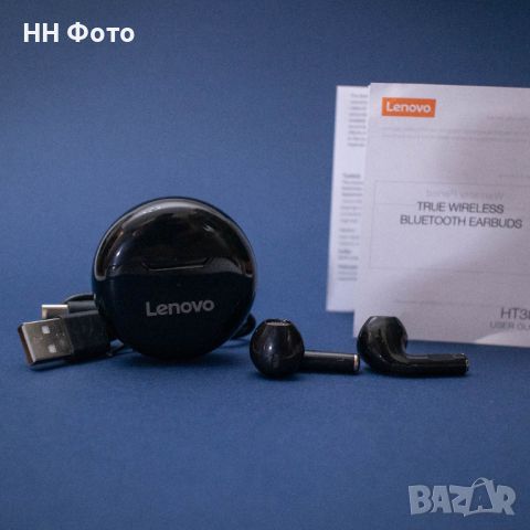 Безжични слушалки Lеnоvо ht 38, снимка 5 - Безжични слушалки - 46359363