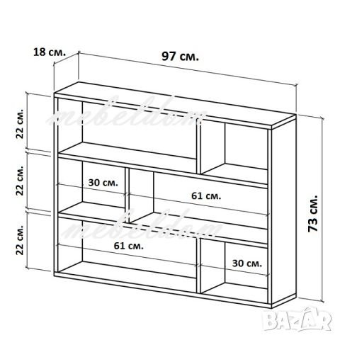 Етажерка за стена,етажерки(код-0260), снимка 5 - Етажерки - 24643258