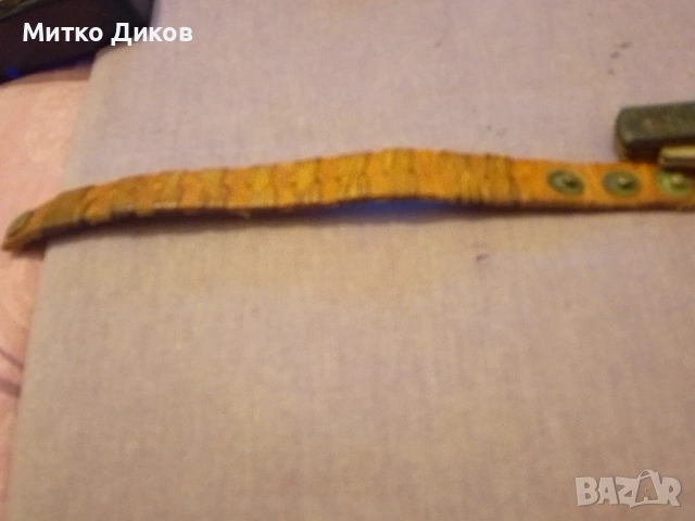 Верижка за ръка естествена кожа три позиции, снимка 6 - Гривни - 53798678