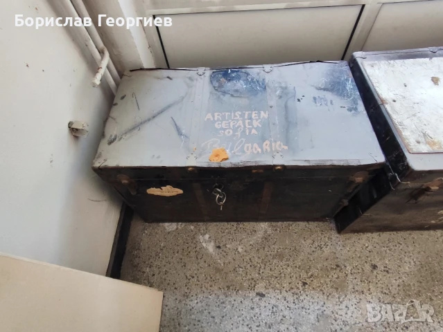 Стар сандък два броя, снимка 8 - Антикварни и старинни предмети - 50819975