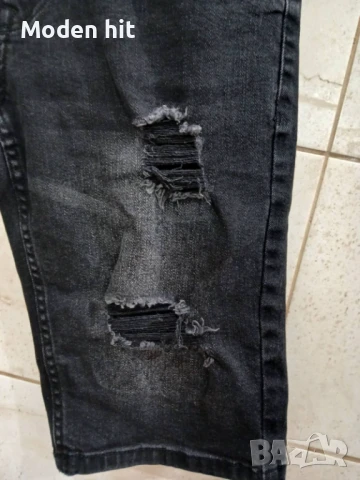 FSBN дънкови 3/4 панталонки за слаб мъж, или тийнейджър, снимка 3 - Къси панталони - 50634313